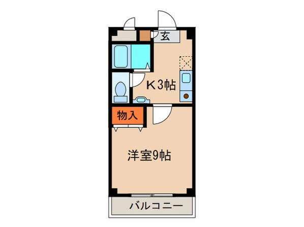 アンソレイエの物件間取画像